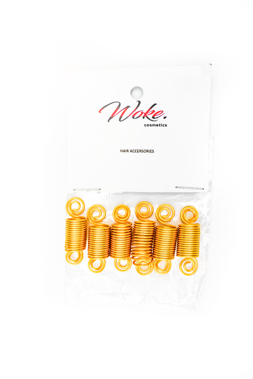 Woke Cosmetics Gold Braid Coils